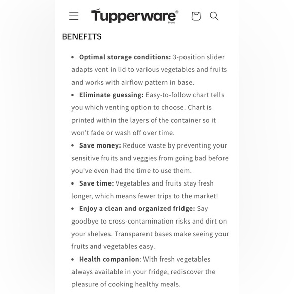 TUPPERWARE FridgeSmart 1.8 L Climate King Lime Oasis PrimaKlima A181 NWOT - Picture 5 of 10